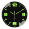 Horloge murale fluorescente