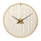 Horloge murale design 60 cm dorée