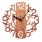 Horloge murale bois design