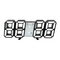 Horloge murale LED chiffre