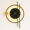 Horloge murale lumineuse design
