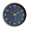 Horloge murale bleue scandinave