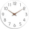Horloge murale blanche