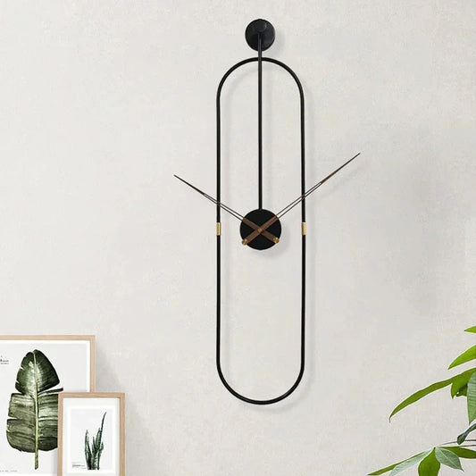 Grande horloge murale industrielle