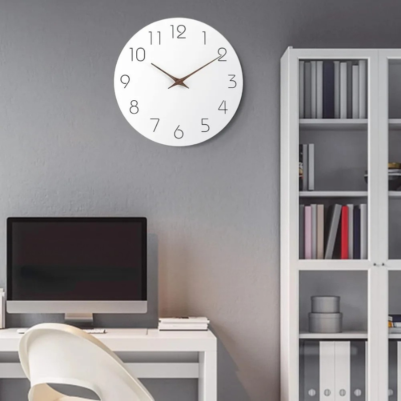 Horloge Murale Blanche