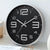 Horloge Murale Noire