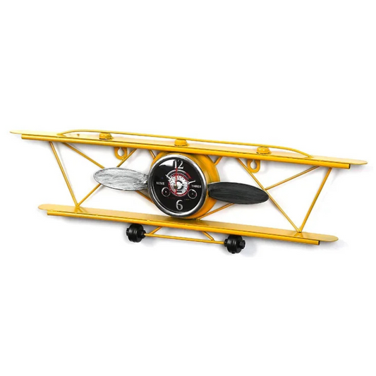 Horloge murale originale avion