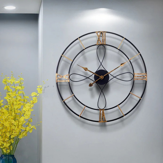 Grande horloge murale chiffre romain