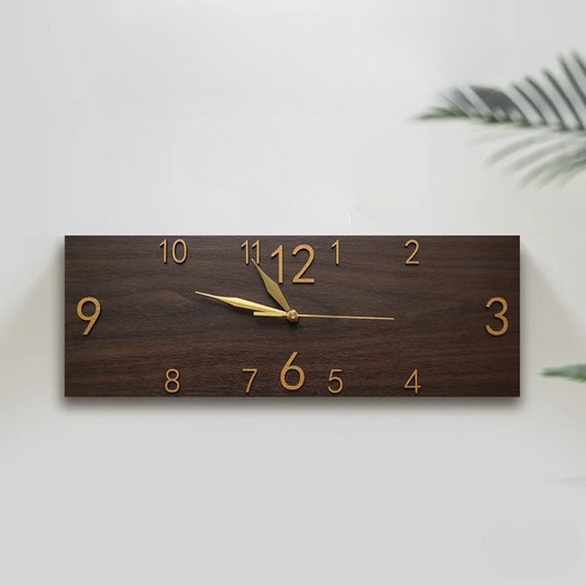 Horloge murale rectangulaire
