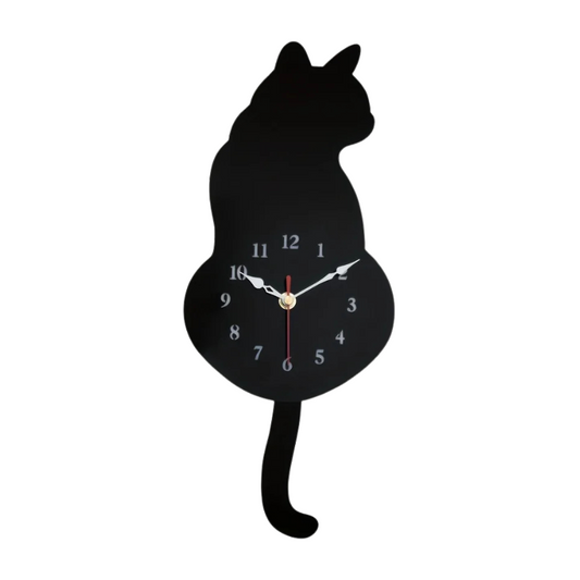 Horloge murale design chat