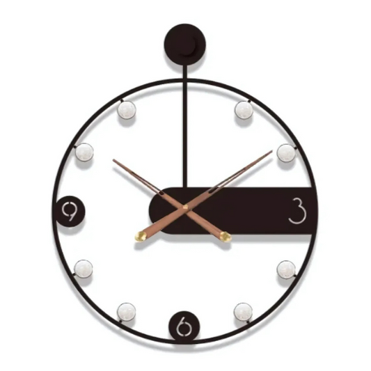 Grande horloge murale métal