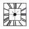 Horloge murale industrielle noire 50 cm