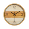 Horloge murale bois moderne