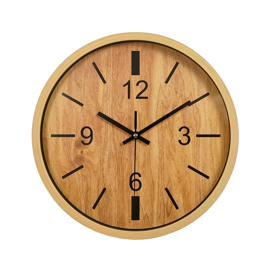 Horloge murale bois vieilli