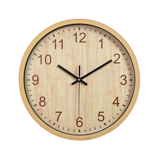 Horloge murale bois de qualité