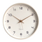 Horloge murale bois blanc