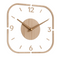 Horloge murale décorative bois