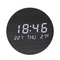 Horloge murale LED noir