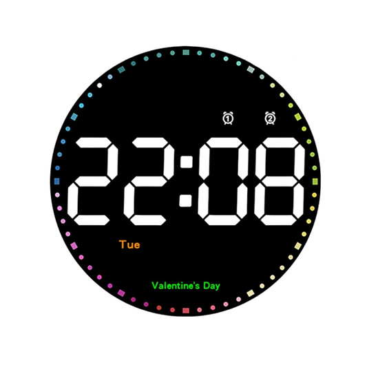 Horloge murale LED