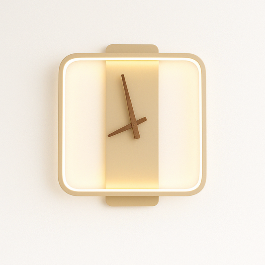 Horloge murale à quartz lumineuse