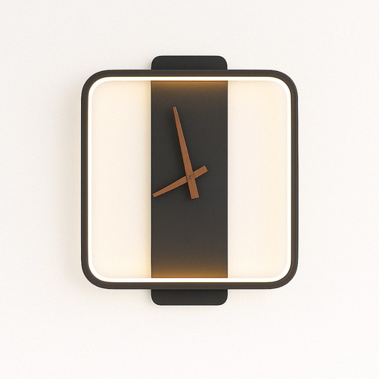 Horloge murale à quartz lumineuse