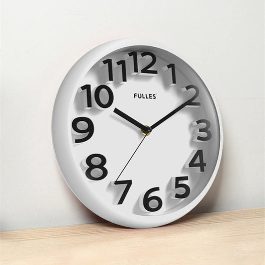 Horloge murale blanc silencieuse