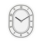 Horloge blanche murale