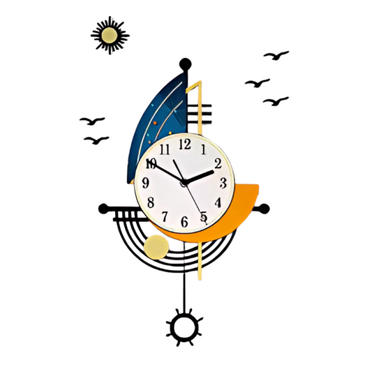 Grande horloge murale originale