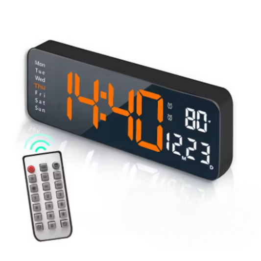 Horloge murale numérique jour semaine