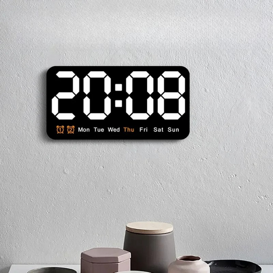 Horloge murale numérique LED