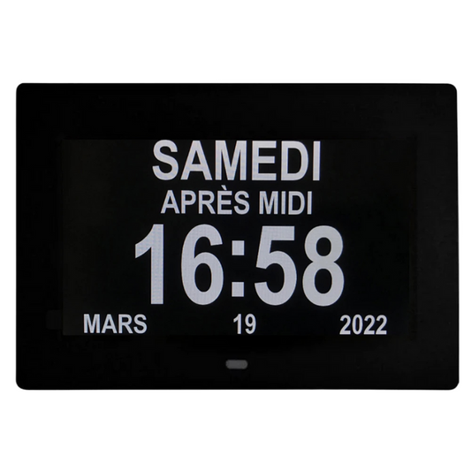 Horloge murale calendrier numérique LED