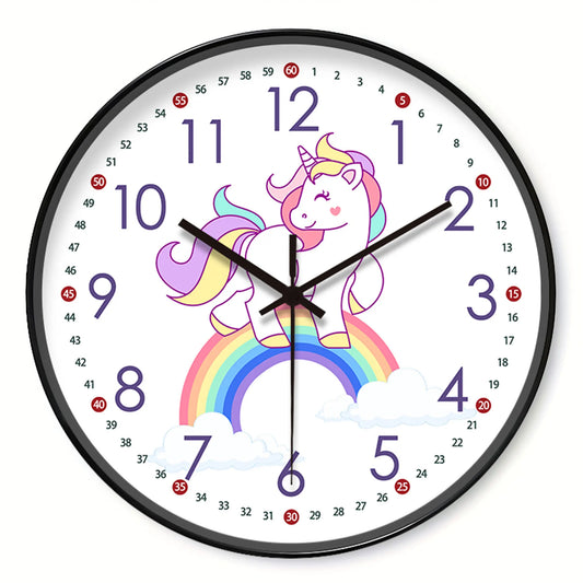 Horloge enfant licorne