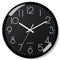 Horloge murale noire
