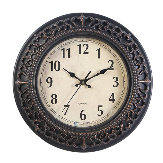 Horloge murale vintage silencieuse