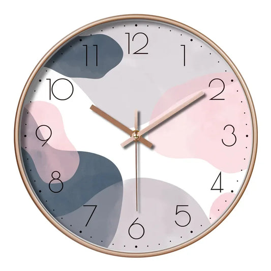 Horloge murale rose