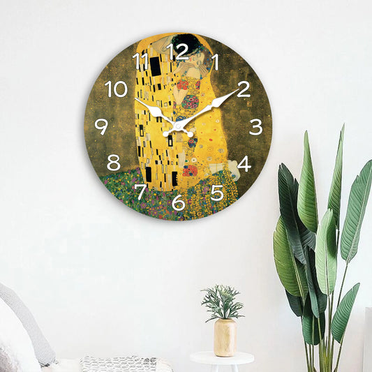 Horloge murale décorative peinture