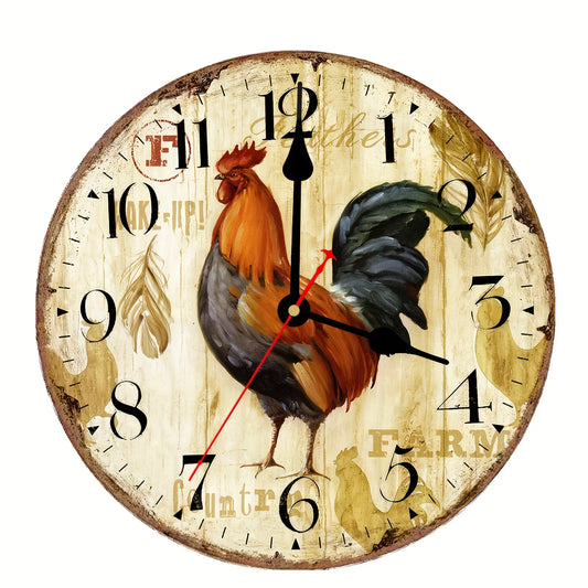 Horloge rétro murale