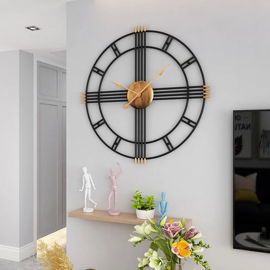 Horloge murale industrielle 50 cm