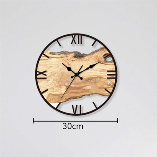 Horloge murale originale en bois