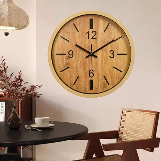 Horloge murale bois vieilli