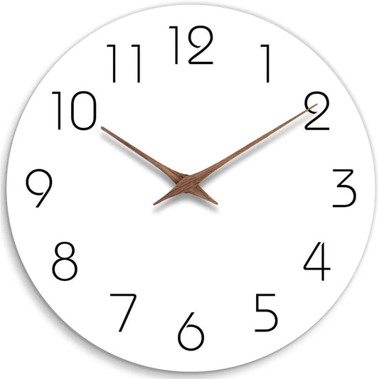 Horloge murale blanche