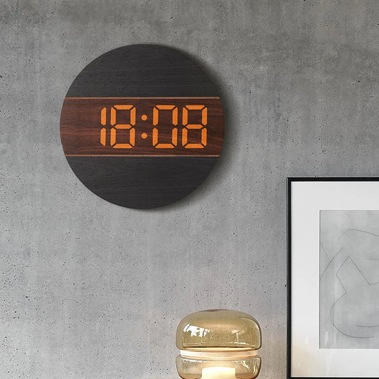 Horloge murale moderne salon LED