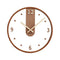 Horloge murale bois scandinave