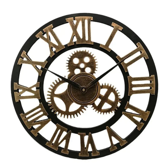 Horloge murale engrenage