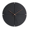 Horloge murale noire design