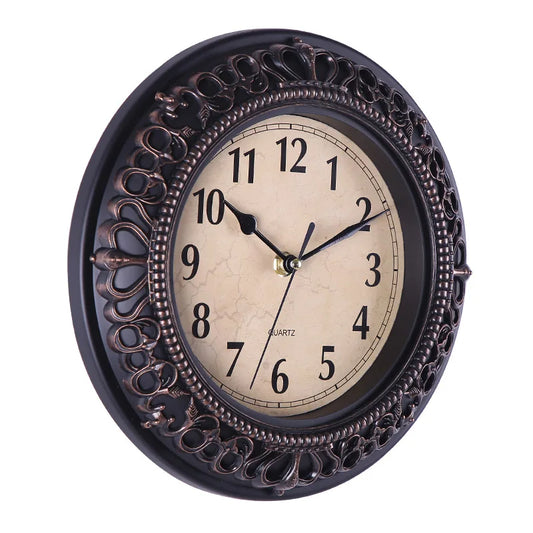Horloge murale vintage silencieuse