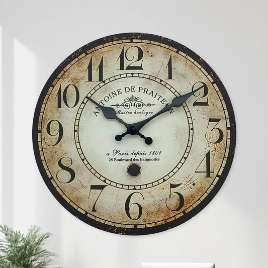 Horloge murale vintage 30 cm