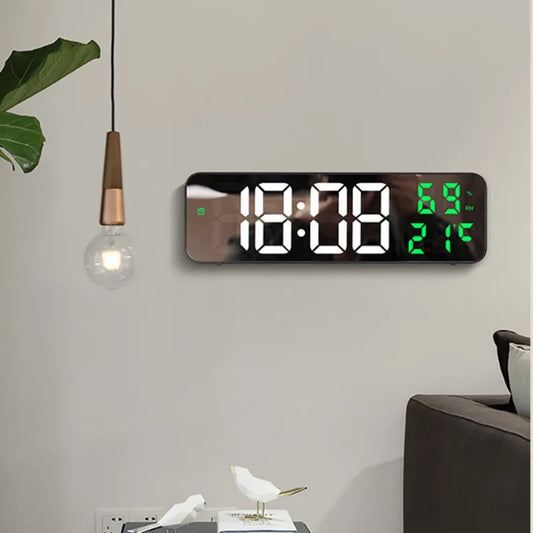 Horloge murale lumineuse LED