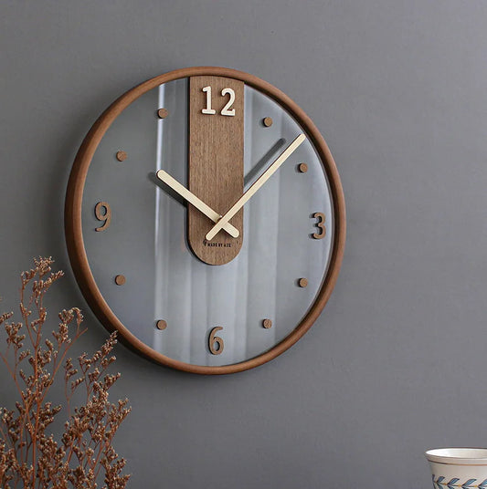 Horloge murale bois scandinave