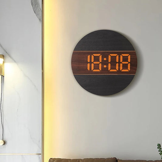 Horloge murale moderne salon LED